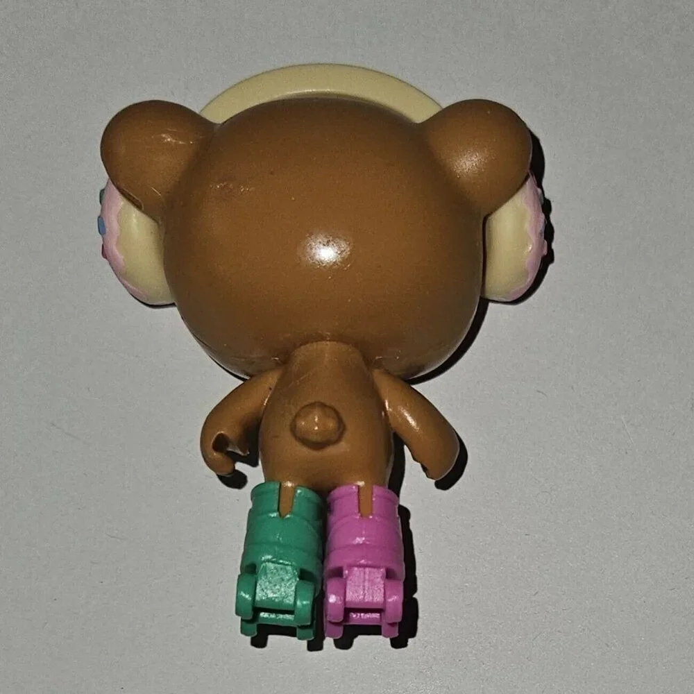 3 Barbie Mattel Toy Lot Teddy Bear Donut Skates Pink Seahorse Ice Cream Clutch